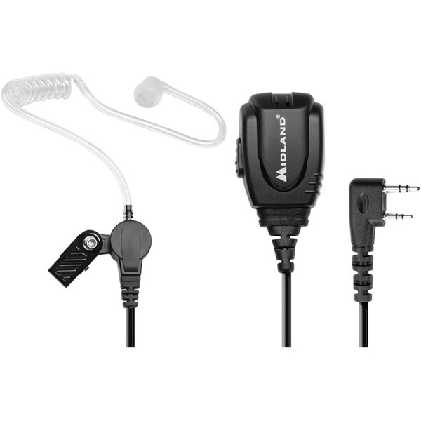 Midland Radio Microphone, Tactical, Black Cycoloy Resin - BA3