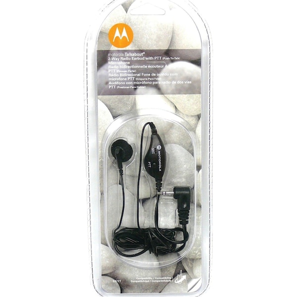 Motorola Motorola Mobility 53727 Earset - Earbud - In-ear - Black - 53727