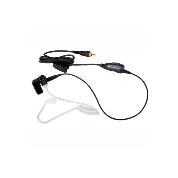 Motorola Motorola Solutions HKLN4487A CLP Series Surveillance Earpiece with Inline Push To Talk - HKLN4487A