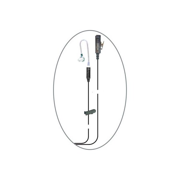Klein Electronics Inc Blackbox Director Earset - Mono - Quick Disconnect - Wired - Earbud - Monaural - In-ear - DIRECTOR-M1