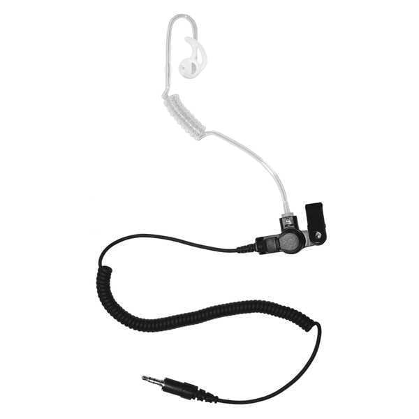 Earphone Connection Long Tube Listen Only Earpiece, Black - EP1013XC