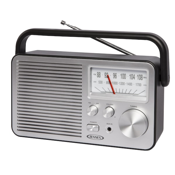 Jensen Portable AM/FM Radio-Black - MR-750-BK