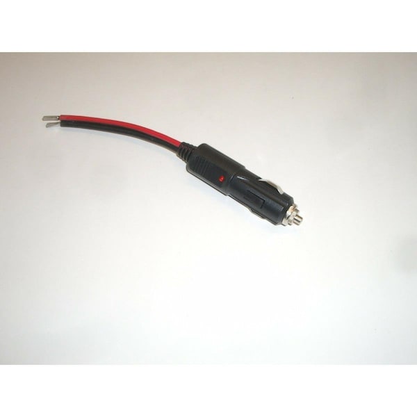 Serverusa Fused 12V Cigarette Lighter Power Plug with LED 12 AWG Pigtail Leads - SE1808136
