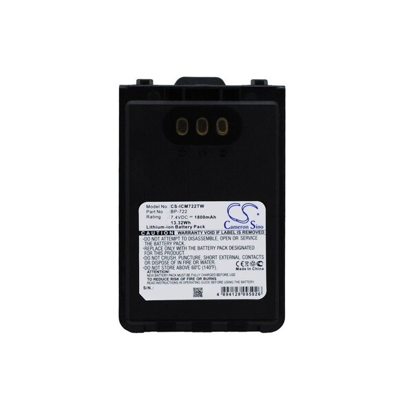 Bsc Preferred Icom ID-31A ID-31E ID-51A ID-51E Two Way Radio Replacement Battery - CS-ICM722TW