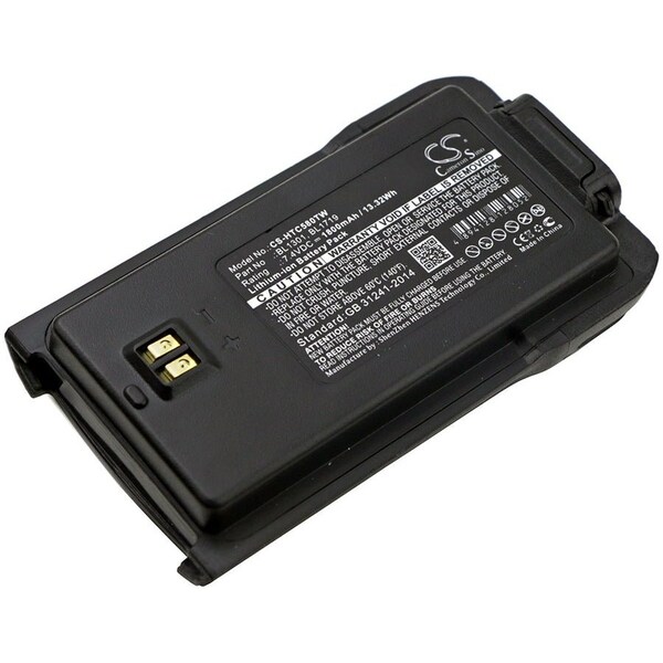 Bsc Preferred HYT TC-446S TC-500S TC-518 TC-518U TC-518V TC-560 TC-580 TC-585 1800mAh Two Way Radio Repl. Battery - CS-HTC580TW