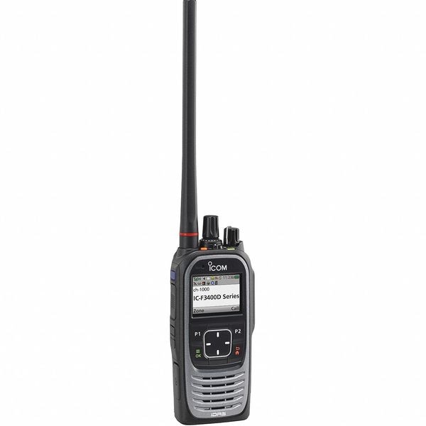 Icom Portable Two Way Radio, Analog/Digital - F3400DS 51 USA