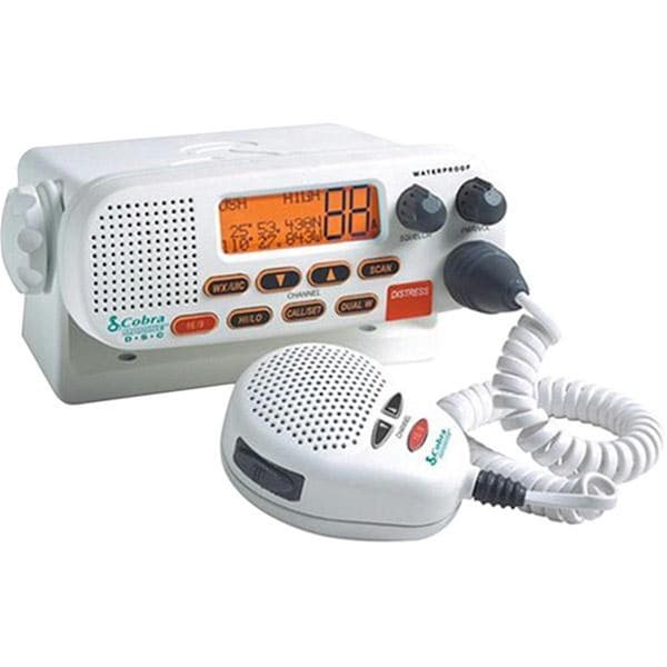 Cobra Cobra MR F45 Marine Radio - VHF - 3 Marine / 10 Weather / 16/9 Instant - 25 W - Fixed Mount - MR-F45D