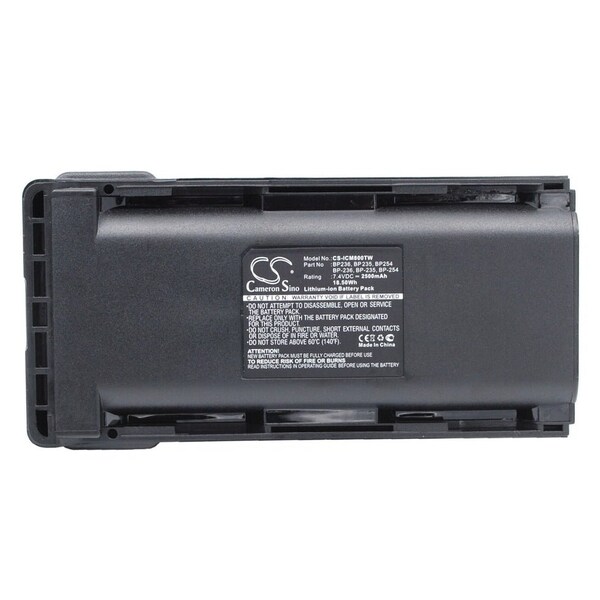 Bsc Preferred Icom IC-F70T IC-F80 IC-F80DS IC-F80DT IC-F9011 Two Way Radio Repl. Battery - CS-ICM800TW