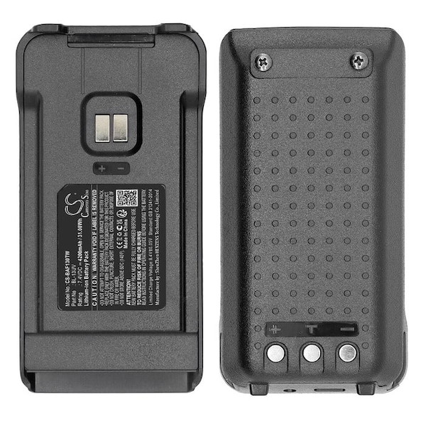 Bsc Preferred Radioddity UV-5X G11S MU-5 TD-H5 P15UV GM-30 Two Way Radio Replacement Battery - CS-BAF130TW.4