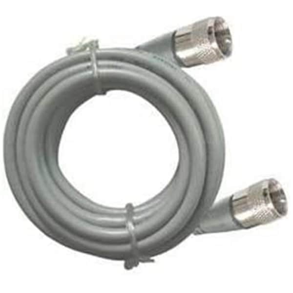 Bandit Workman Rg8X Plug to Plug 50 ft. Coaxial Cable for CB Radios - 8X-50-PL-PL