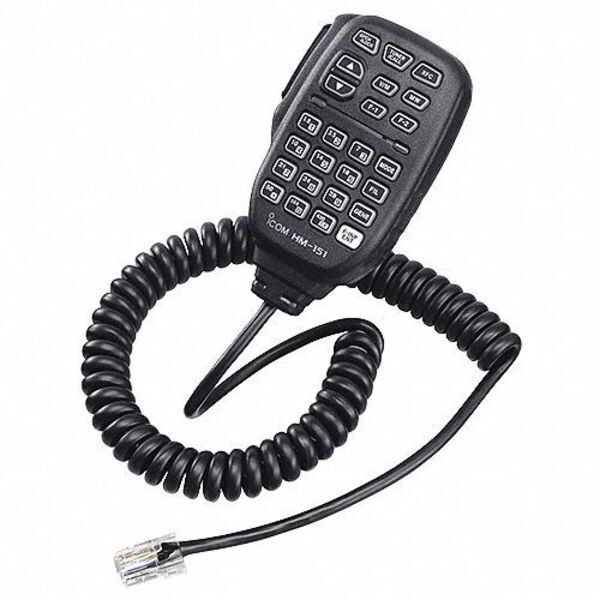 Icom Speaker Microphone, 2" L x 3-1/4" W - HM151