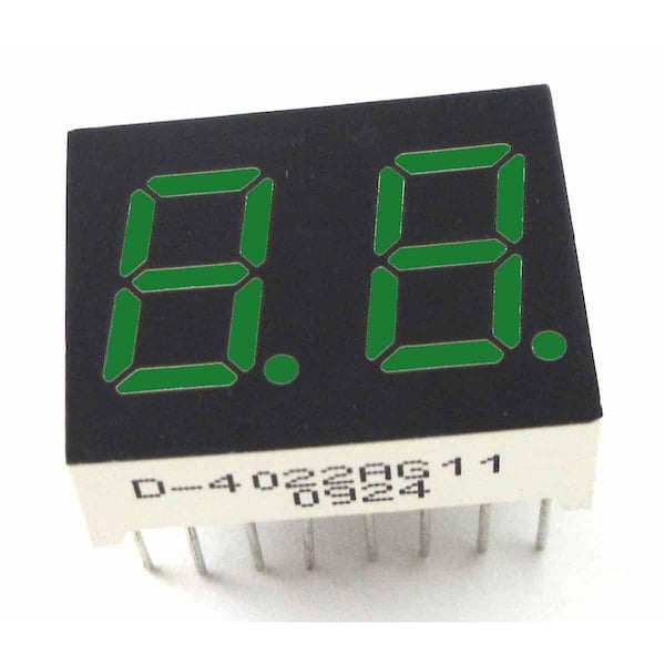 Ekl Colors Channel Digit LED Display for C148-Grant, Green - 2D-04A-GREEN