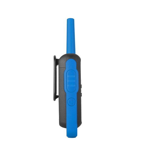 Motorola Solutions Two-Way Radio Black W/Blue Three-Pack - T270TP