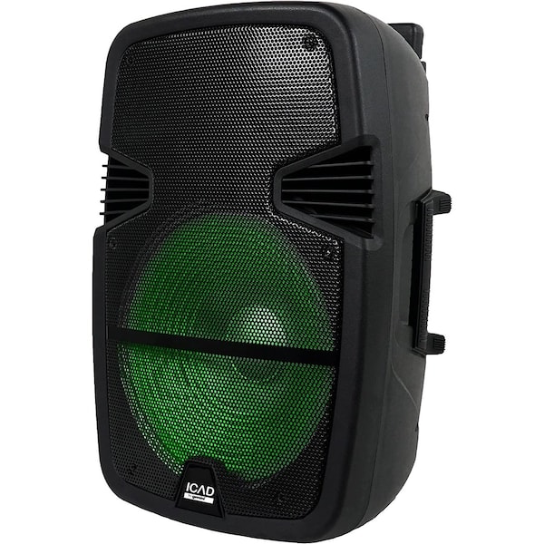 Gemini 1000 Watts 15Inch LED Lit Bluetooth Speaker - GSX-L515BTB