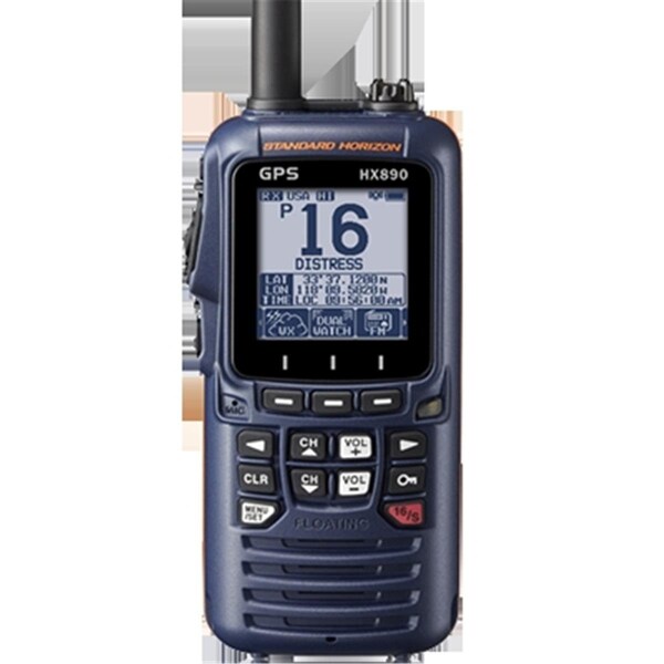 Bookazine 6W Marine Two Way Radios with GPS & FM Receiver Blue - TI3293716