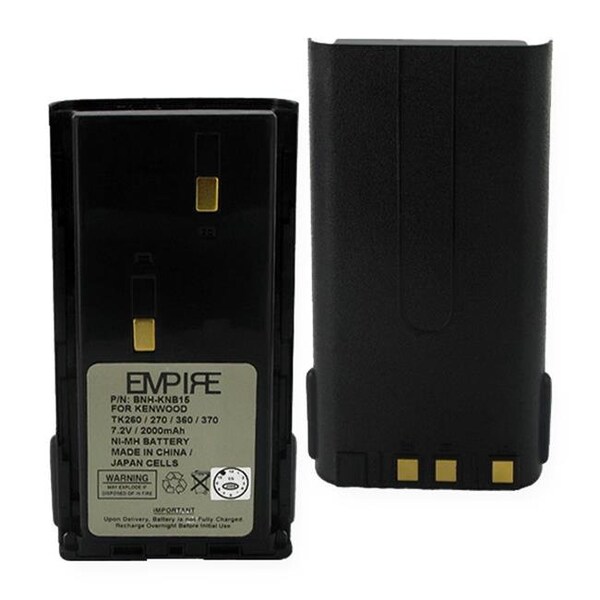 Empire Empire BNH-KNB15 7.2V Kenwood KNB-15A Nickel Metal Hydride Batteries - 14.4 watt - BNH-KNB15