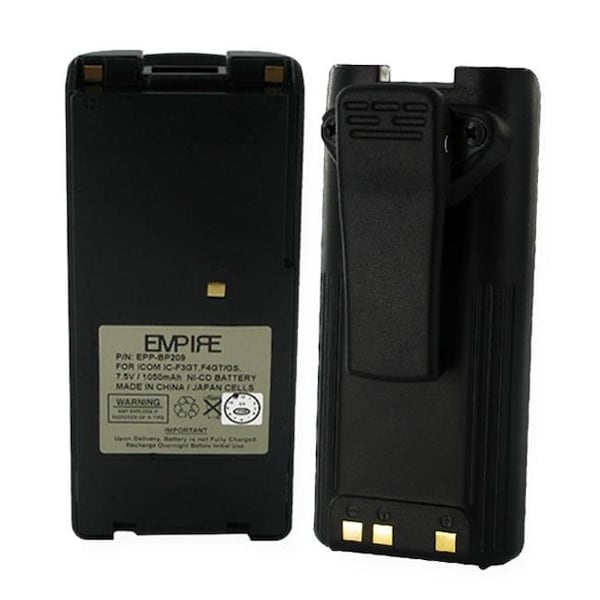 Empire Empire EPP-BP209 Icom IC-F3GT & F4GT & F21 & F21S 1000 mAh Battery - EPP-BP209