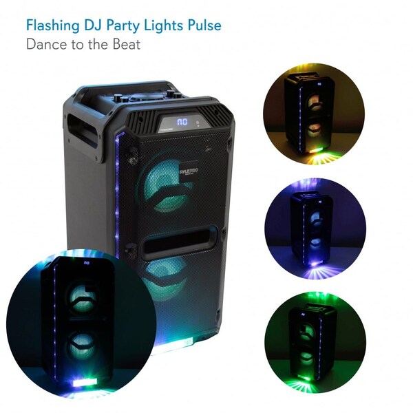 Pyle Portable Bt Karaoke Dj Mixing Speaker, PWMKRDJ89BT - PWMKRDJ89BT