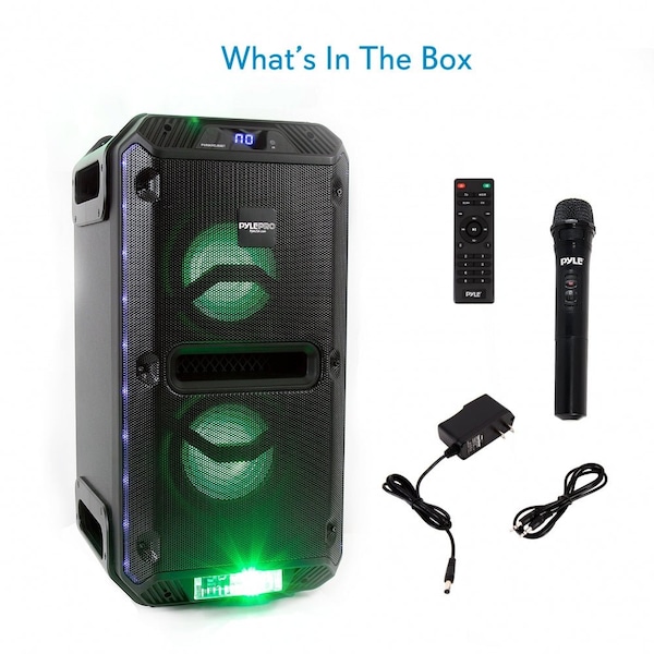 Pyle Portable Bt Karaoke Dj Mixing Speaker, PWMKRDJ89BT - PWMKRDJ89BT