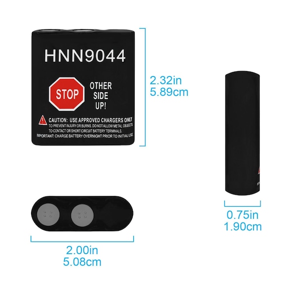 Mighty Max Battery HNN9044 Replacement Battery for MOTOROLA Radius Radio - 4PK - MAX3458929