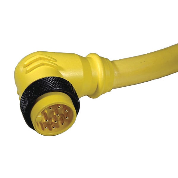 Conjunto de cables Remke, Mini, PVC, Macho, 9 Pole, 12 pies - 109D0120AP