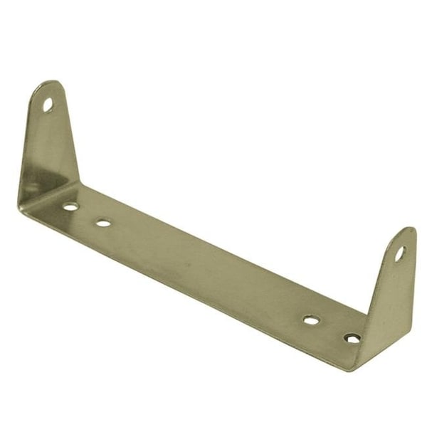 Accessories Unlimited Accessories Unlimited AU65 6.5 in. Brass Finish Single Hole Replacement Mounting Bracket for Cobra 25; Uniden PC66 & PC68 - AU65