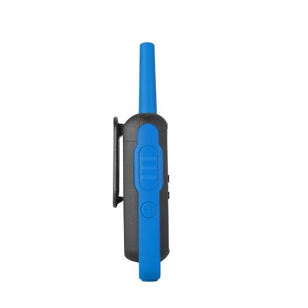 Motorola Solutions Two-Way Radio Black W/Blue Two-Pack - T270