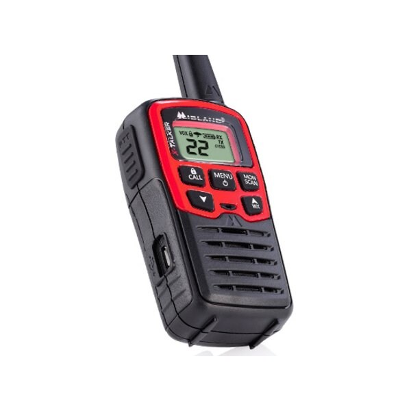 Midland Radio Portable Two Way Radio, 0.5W, 26 mi., 8 hr. - T31VP
