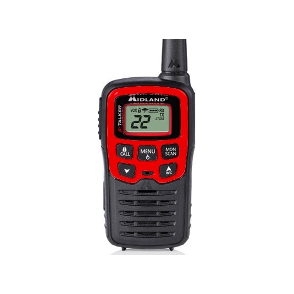 Midland Radio Portable Two Way Radio, 0.5W, 26 mi., 8 hr. - T31VP