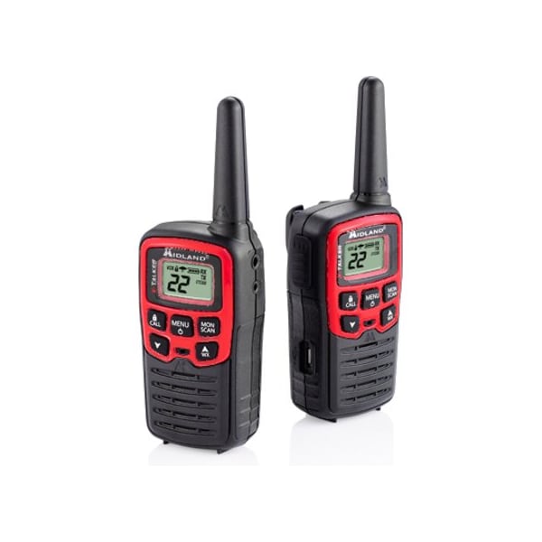 Midland Radio Portable Two Way Radio, 0.5W, 26 mi., 8 hr. - T31VP