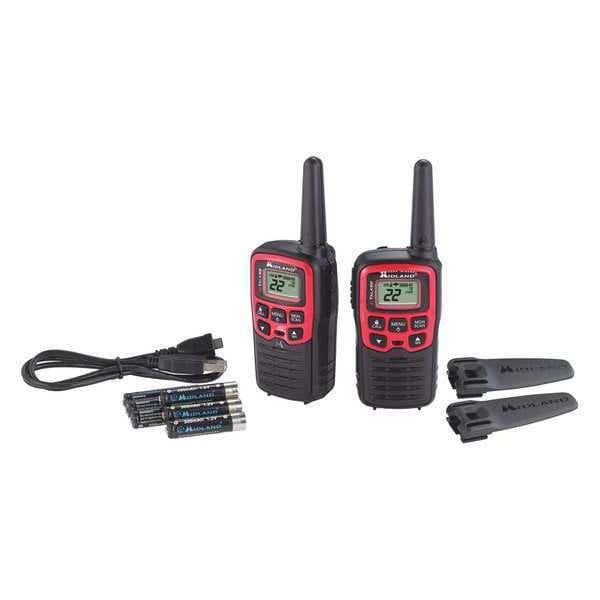 Midland Radio Portable Two Way Radio, 0.5W, 26 mi., 8 hr. - T31VP
