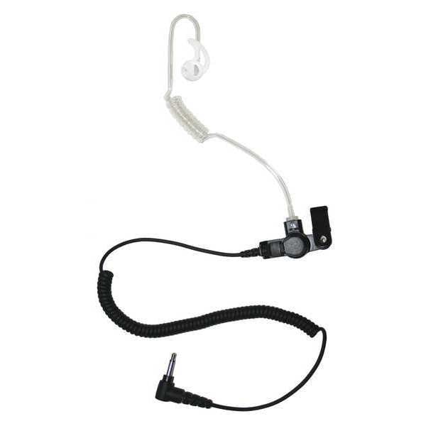 Earphone Connection Long Tube Listen Only Earpiece, Black - EP1089SC