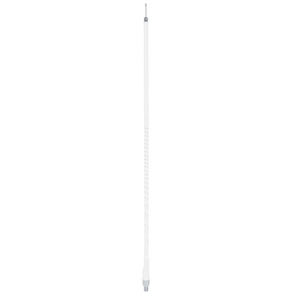 Accessories Unlimited Accessories Unlimited AUFLEX4-W 0.38 x 24 in. 4 ft. Superflex CB Antenna with Tunable Tip; White - AUFLEX4-W