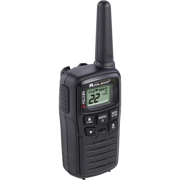 Midland Radio Portable Two Way Radio, 0.5W, 20 mi. - T10