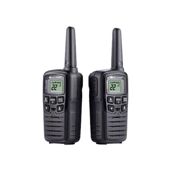 Midland Radio Portable Two Way Radio, 0.5W, 20 mi. - T10