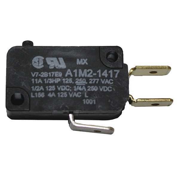 Interruptor de acción rápida en miniatura Honeywell, Pasador, Actuador de émbolo, SPDT, 3A @ 240V AC Clasificación de contacto - V7-2B17E9