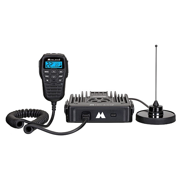 Midland Radio VehicleMount2WayRadio, GMRS, 807T35 - MXT575