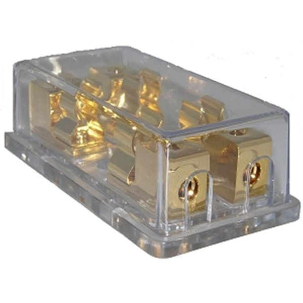 Shockwave 4 Position 8 Gauge AGU Tereo Fuse Block - SH2826027