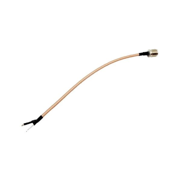 Astatic Astatic PP8X9A-G RG8X 9 ft. Coax Cable with PL259 Connectors On Each End; Grey - PP8X9A-G