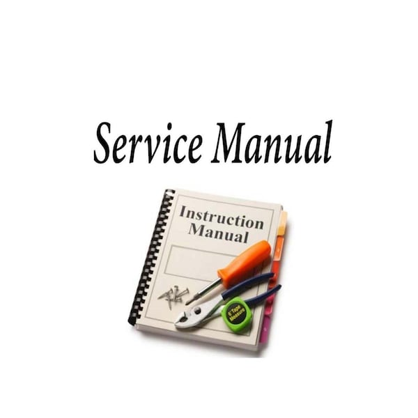 Maxon Furniture Service Manual for the 49HX - SM49HX