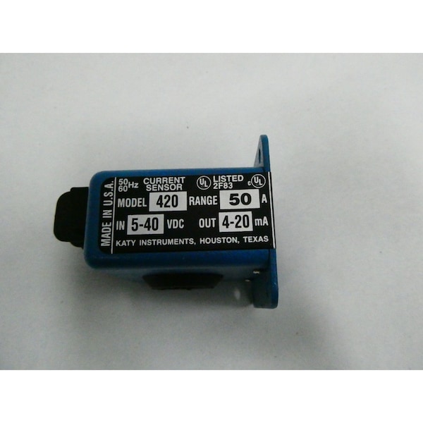 Sensor de corriente KIS de Katy Instruments 50A AMP 5-40V-DC OTRO SENSOR - 420-50