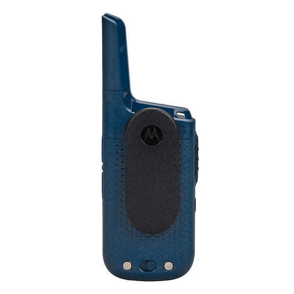Motorola Solutions Blue 25 Mile 2 Way Radio W/Charging Dock - T383
