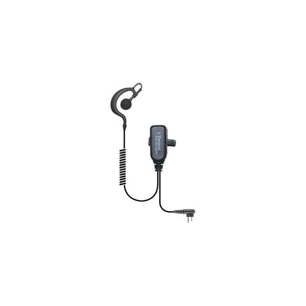 The Earphone Connection Ear Phone Connection The Falcon Lapel Microphone With Soft Ear Hook for Motorola Radios,  - EP303