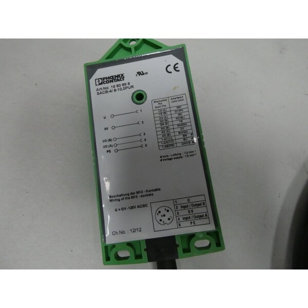 Phoenix Contact Caja de actuadores Piezas y accesorios del sensor - SACB-4/8-10.0PUR 1680898