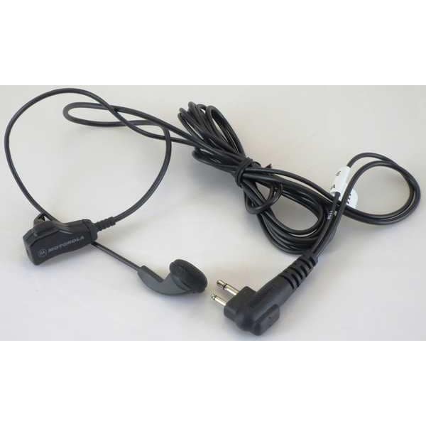 Motorola Earpiece, Microphone/PTT, 6-51/64 in. L - HMN9036A