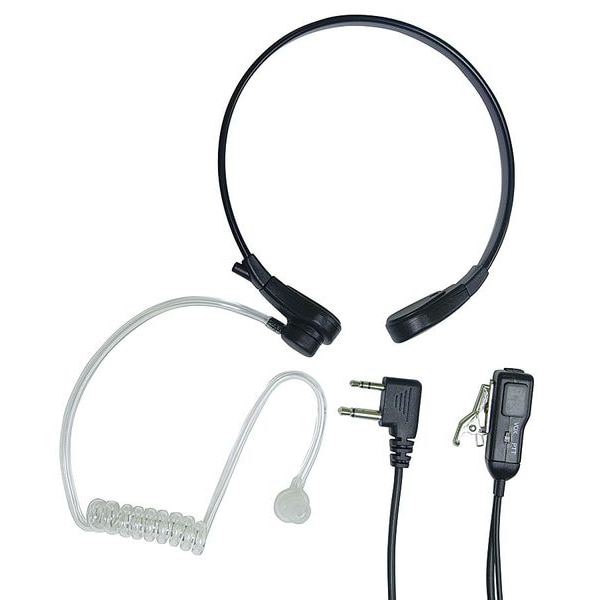 Midland Radio Throat Microphone, 65inLx4-1/4inWx3/4inH - AVPH8