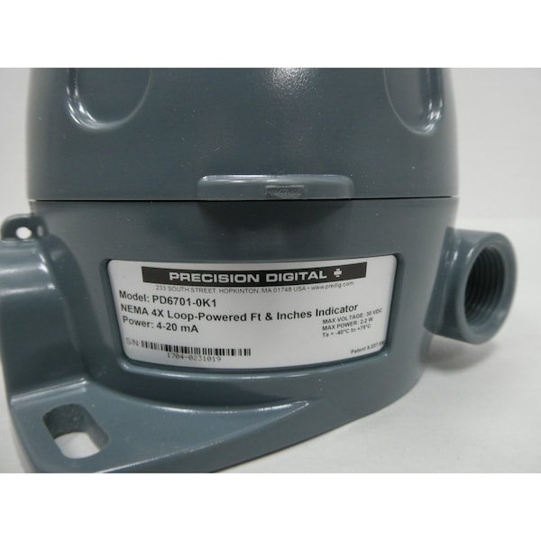 Medidor de nivel Ft & Inches Loop-Powered Precision Digital Vantageview Nema 4X de 30V-CD con otros sensores y transmisores de nivel - PD6701-0K1