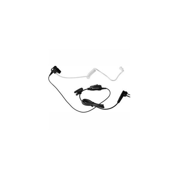 Motorola Motorola Solutions HKLN4601A 1-Wire Surveillance Earpiece with In-line Clip PTT Mic - HKLN4601