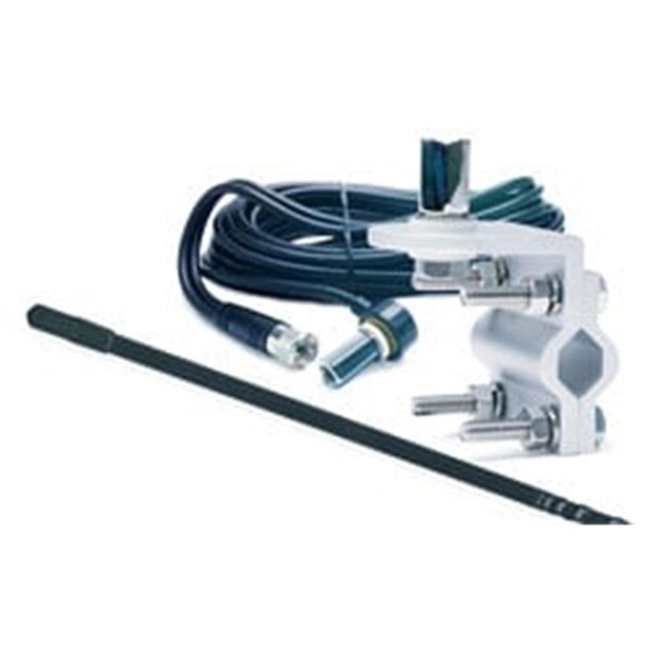 Evolve 4 ft. Platinum Series Single Mirror Mount CB Antenna Kit - 1000 Watts Black - EV59003
