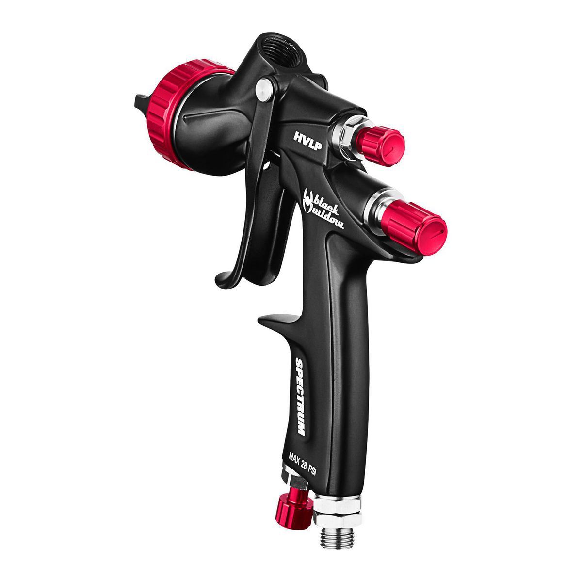 Black Widow By Spectrum Professional HVLP GravityFeed Air Spray Gun
